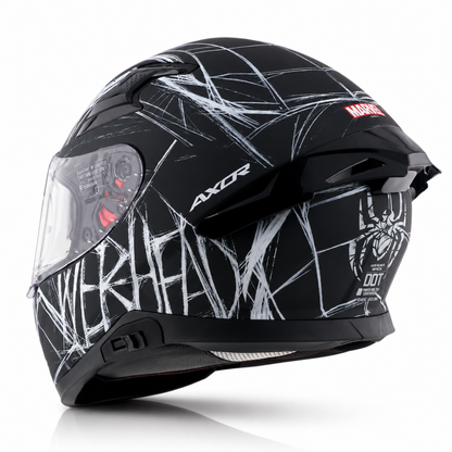 Axor Apex Marvel Spider Man Edition Full-Face Helmet With Spoiler