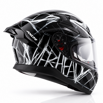 Axor Apex Marvel Spider Man Edition Full-Face Helmet With Spoiler