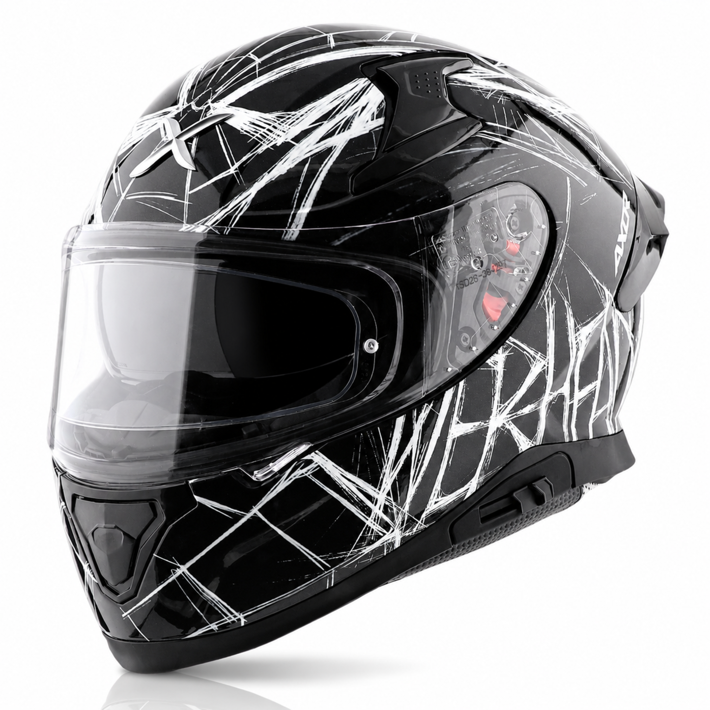 Axor Apex Marvel Spider Man Edition Full-Face Helmet With Spoiler
