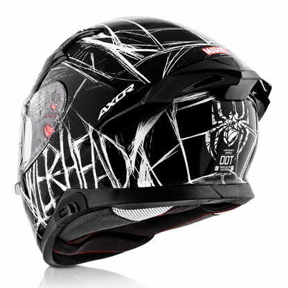 Axor Apex Marvel Spider Man Edition Full-Face Helmet With Spoiler