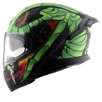 Dull Black Neon Green