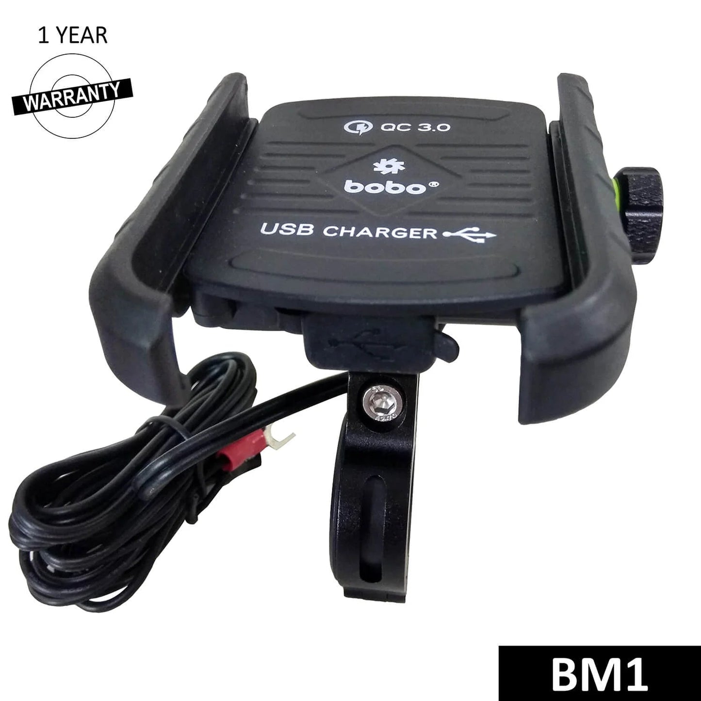 BOBO BM1 Bike Phone Mount with USB 3.0 Fast charger