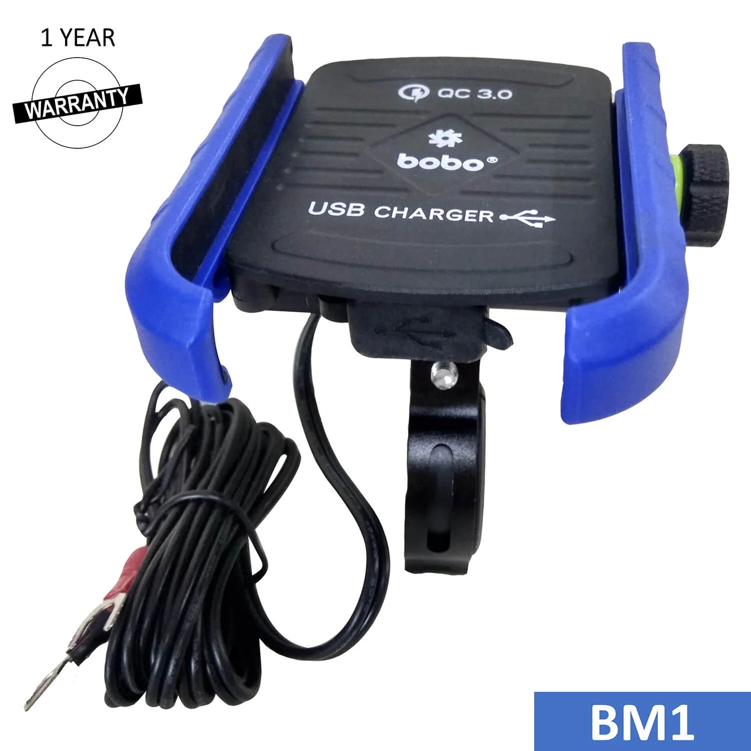 BOBO BM1 Bike Phone Mount with USB 3.0 Fast charger