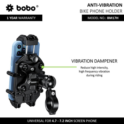 BOBO BM17H/M PRO Anti-Vibration Bike Phone Holder