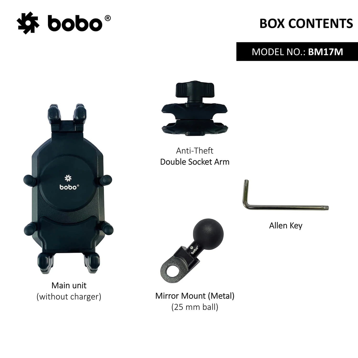 BOBO BM17H/M PRO Anti-Vibration Bike Phone Holder