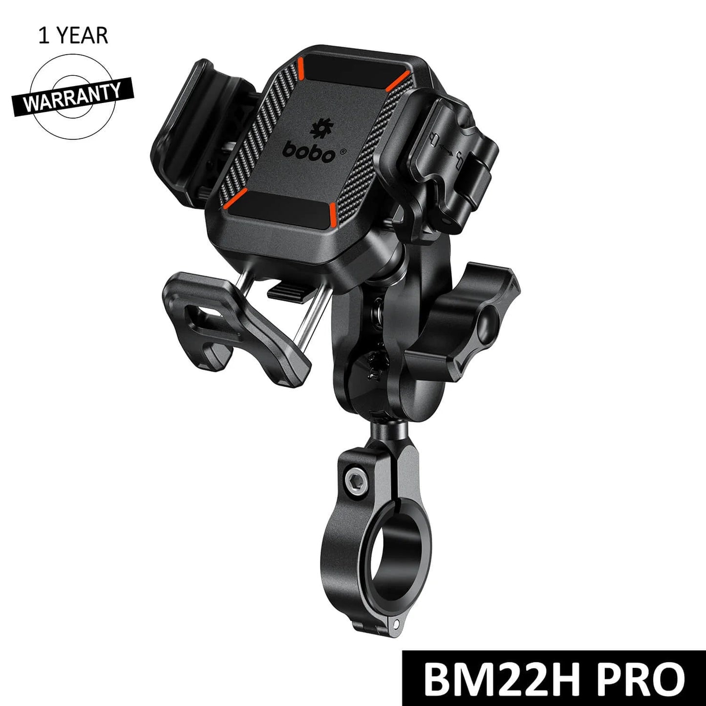 BOBO BM22H/M PRO Anti-Theft Bike Phone Holder with Anti-Vibration and Quick Release