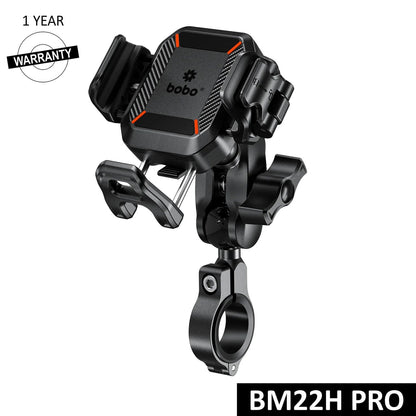 BOBO BM22H/M PRO Anti-Theft Bike Phone Holder with Anti-Vibration and Quick Release