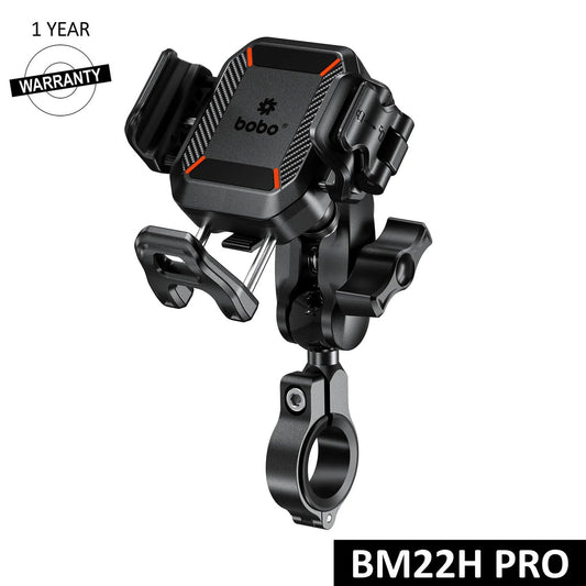 BOBO BM22H/M PRO Anti-Theft Bike Phone Holder with Anti-Vibration and Quick Release