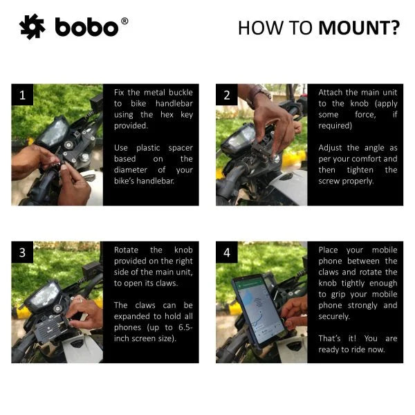 BOBO BM3 Aluminum Bike Phone Holder