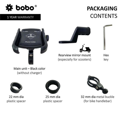 BOBO BM4 Bike / Cycle Phone Holder Motorcycle Mobile Mount