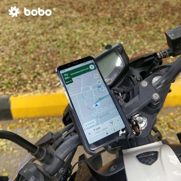 BOBO BM6 Bike Phone Holder with Fast 15W Wireless Charger