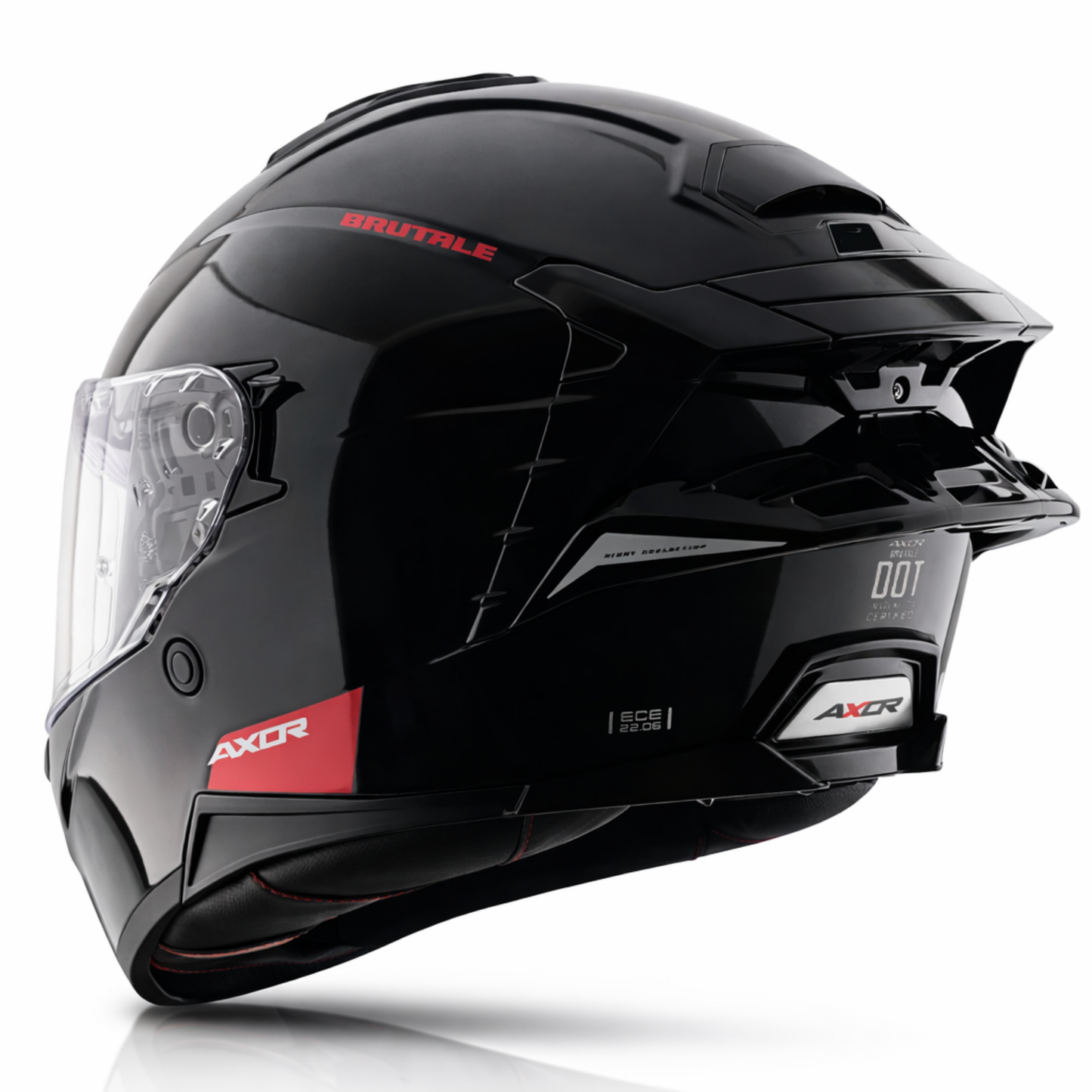 Brutale Solid Colors Dual Spoiler Helmet