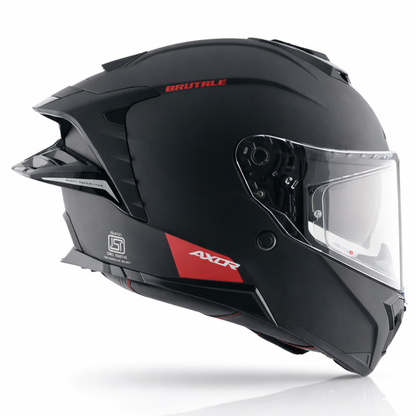 Brutale Solid Colors Dual Spoiler Helmet