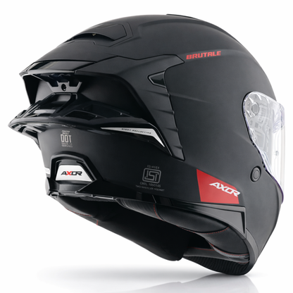 Brutale Solid Colors Dual Spoiler Helmet