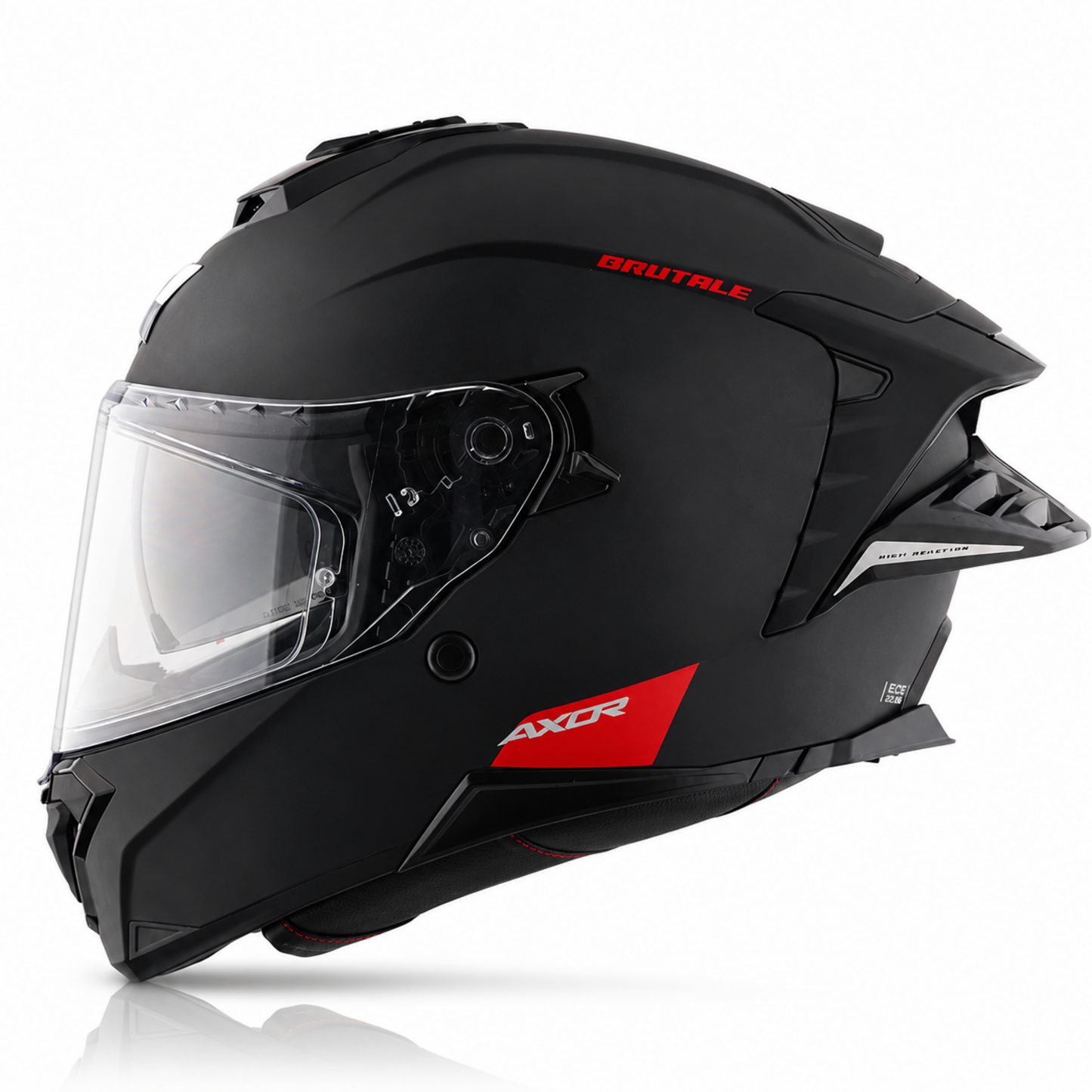 Brutale Solid Colors Dual Spoiler Helmet