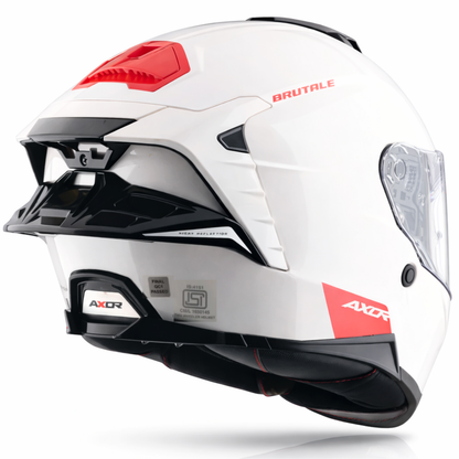 Brutale Solid Colors Dual Spoiler Helmet