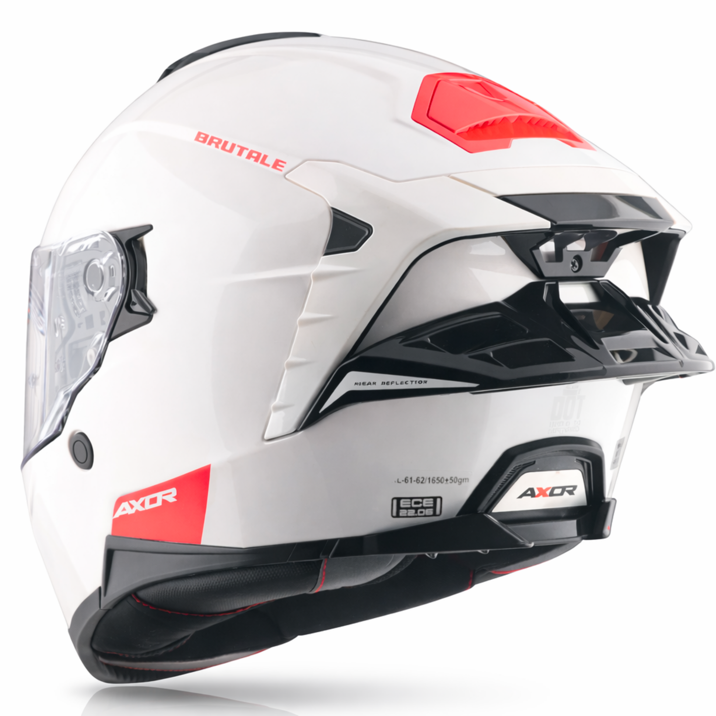 Brutale Solid Colors Dual Spoiler Helmet