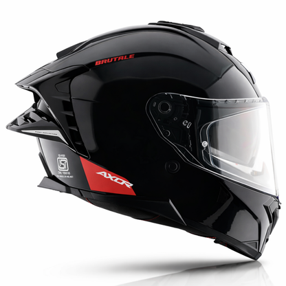 Brutale Solid Colors Dual Spoiler Helmet