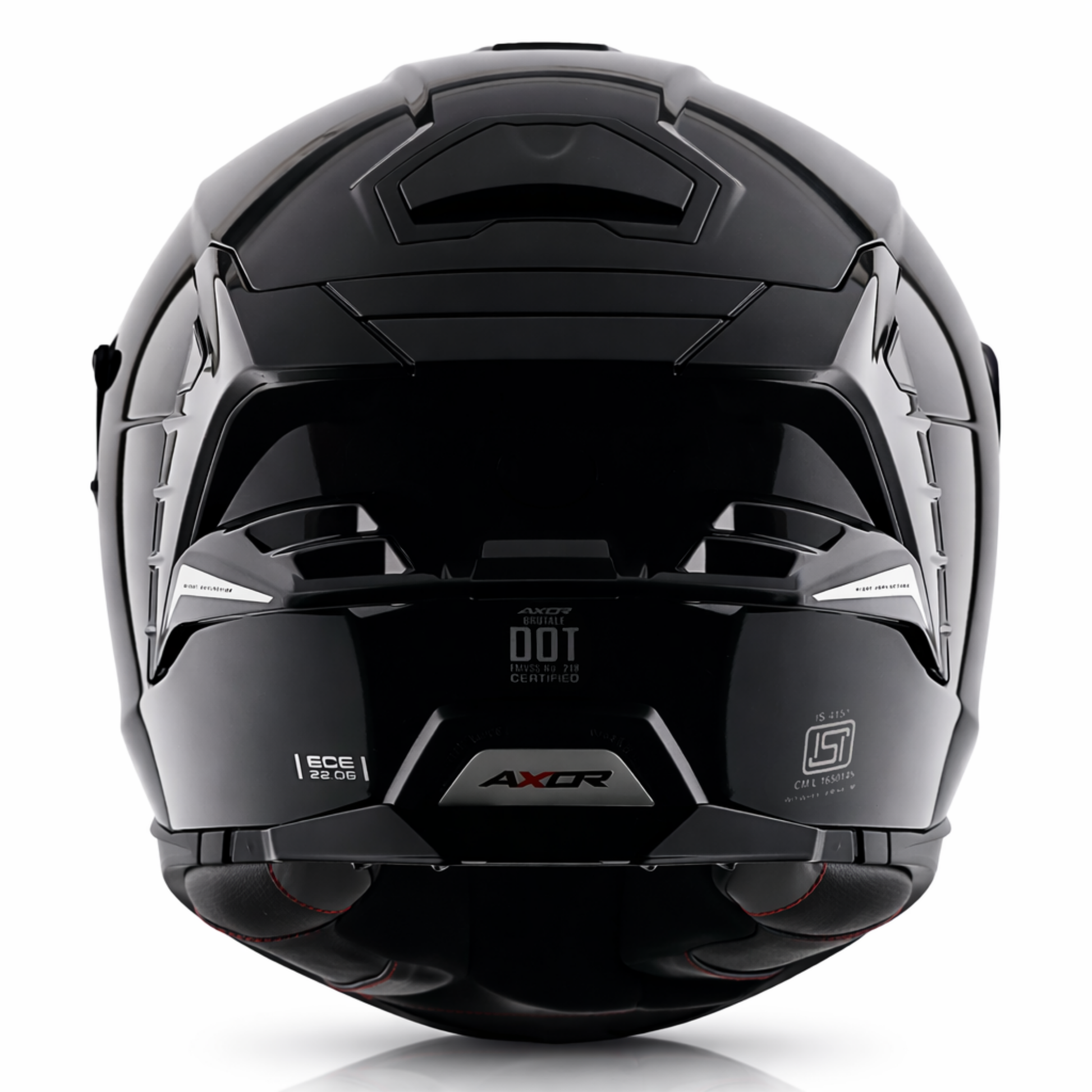 Brutale Solid Colors Dual Spoiler Helmet