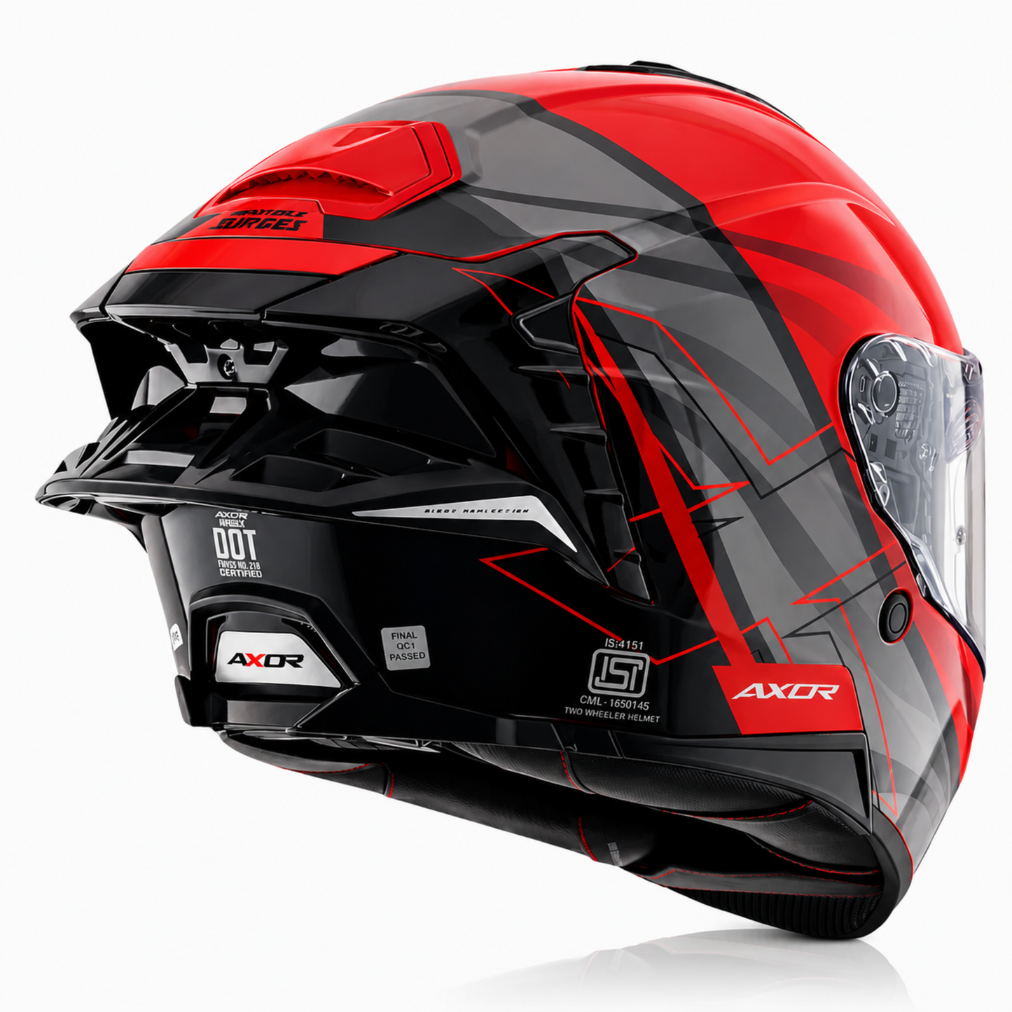 Brutale Surges Dual Spoiler Helmet