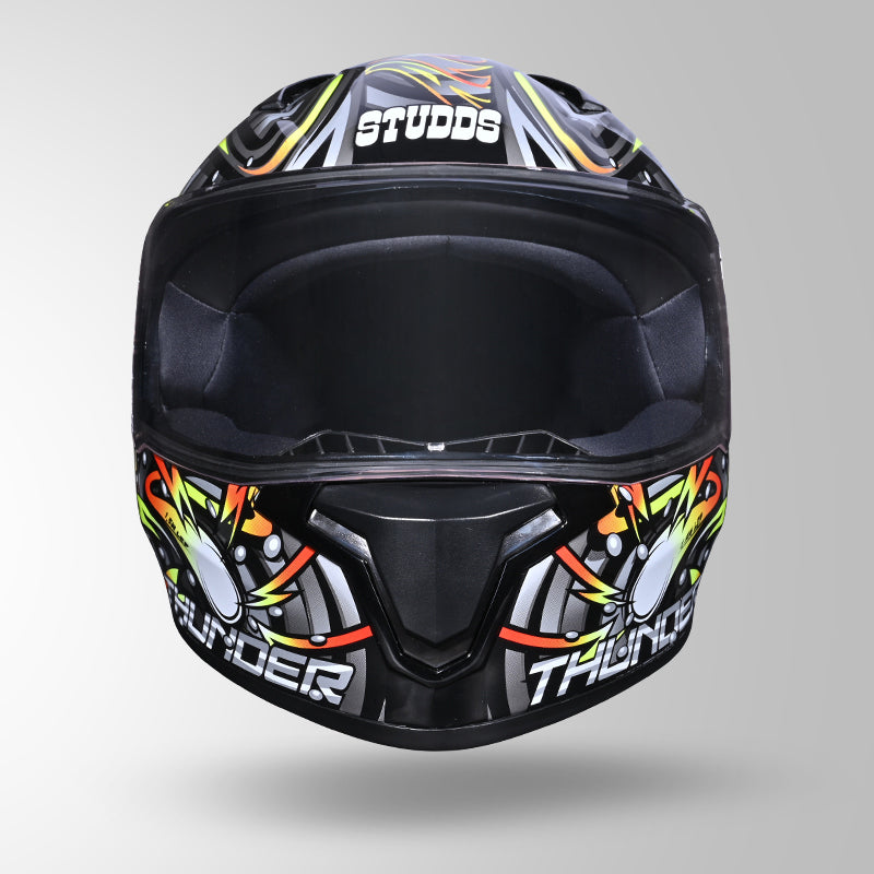THUNDER D12 ANGLERFISH DECOR BLACK/GREY & YELLOW WITH SPOILER