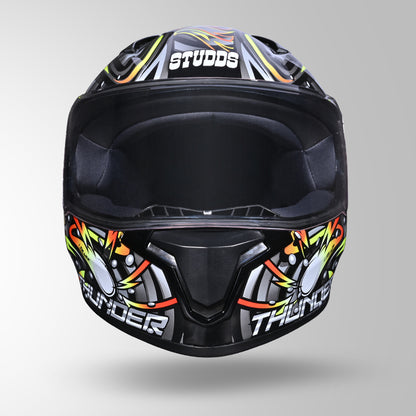THUNDER D12 ANGLERFISH DECOR BLACK/GREY & YELLOW WITH SPOILER
