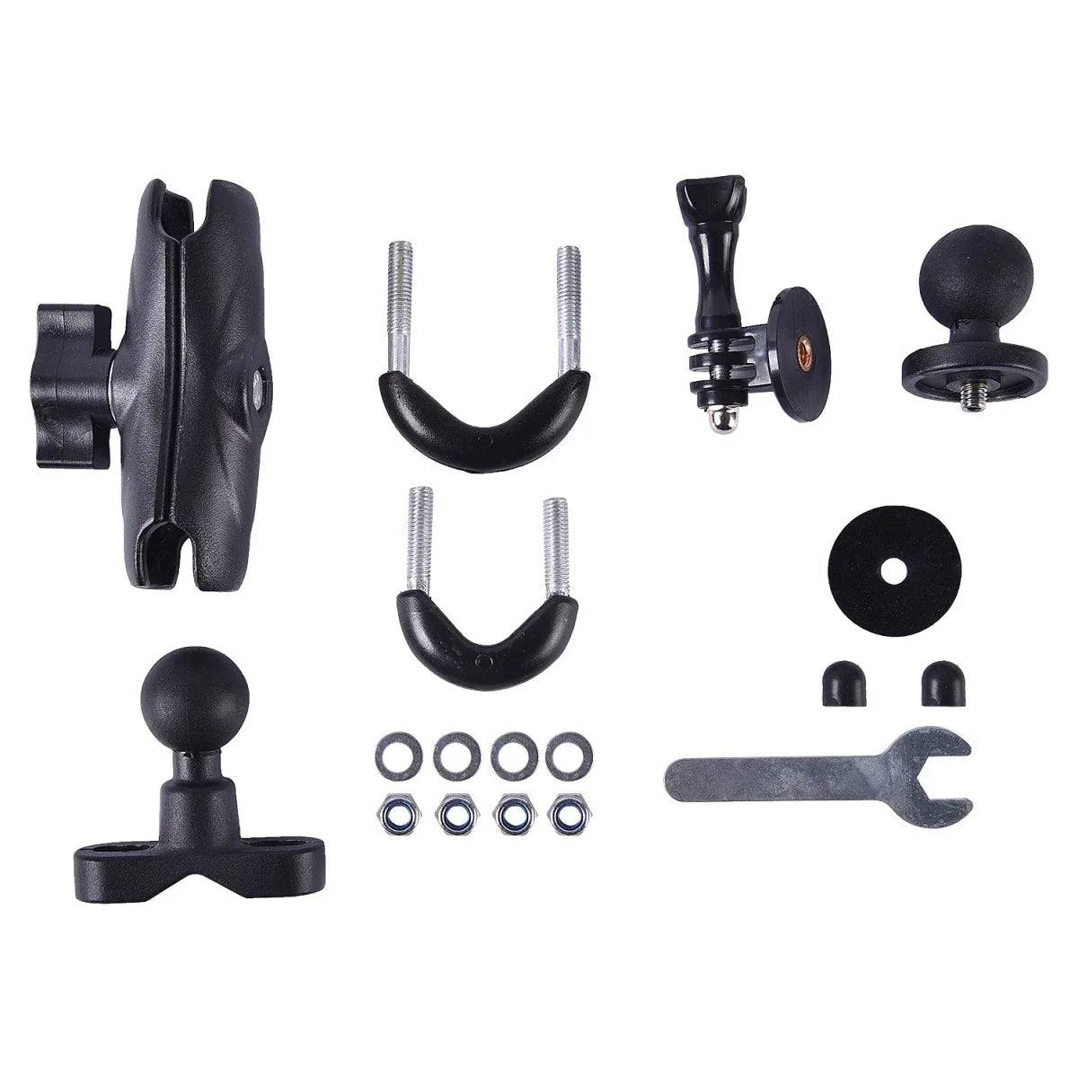 LGP MOTORCYCLE CAMERA MOUNT WITH 360 ROTATIONAL HANDLE BAR AND MIRROR BAR FIT