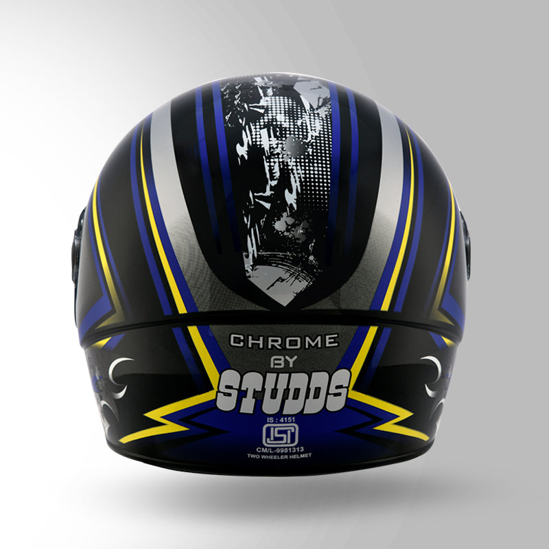 CHROME D1 DECOR BLACK & BLUE