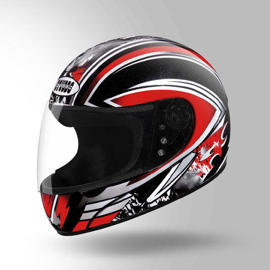 CHROME D1 DECOR BLACK & RED