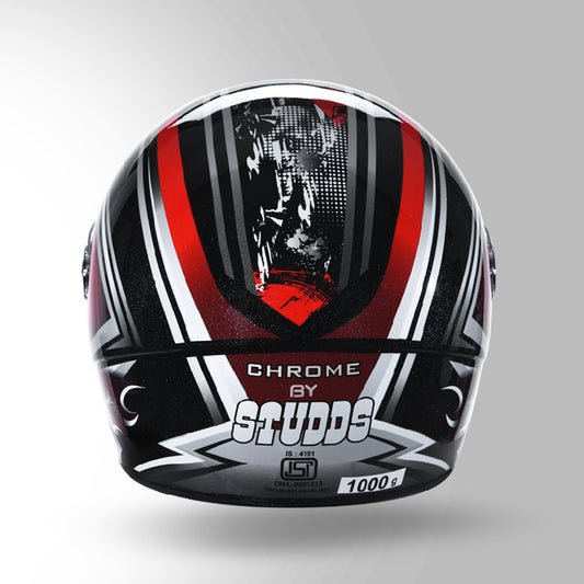 CHROME D1 DECOR BLACK & RED