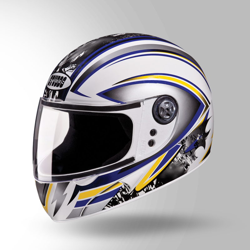 CHROME D1 DECOR WHITE & BLUE