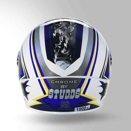 CHROME D1 DECOR WHITE & BLUE