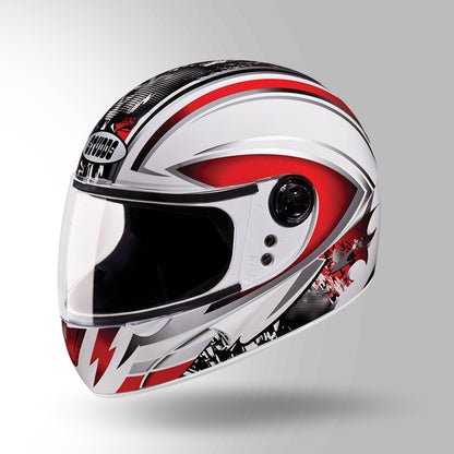CHROME D1 DECOR WHITE & RED