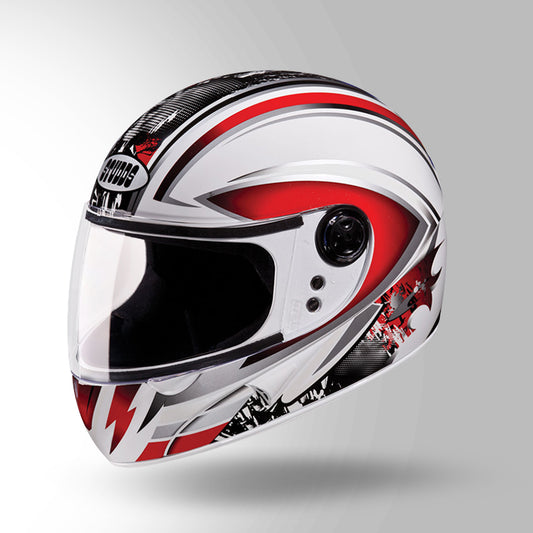 CHROME D1 DECOR WHITE & RED