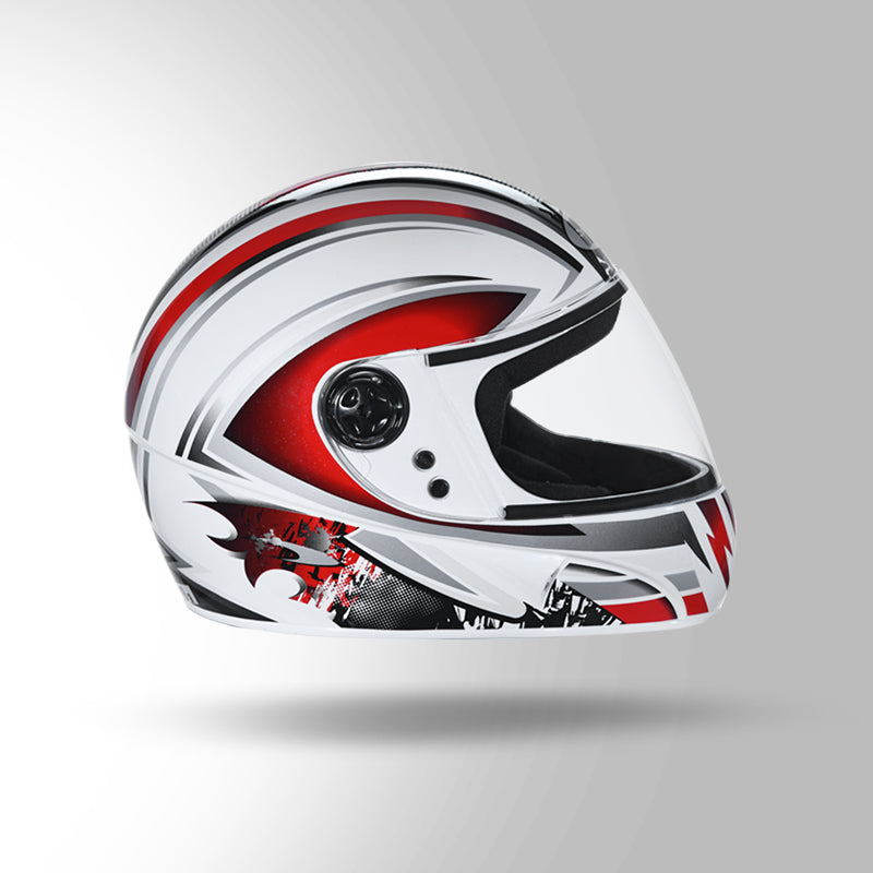 CHROME D1 DECOR WHITE & RED