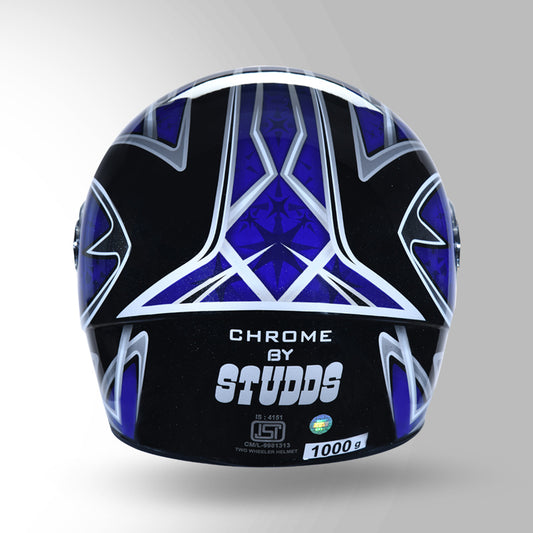 CHROME D2 DECOR BLACK & BLUE