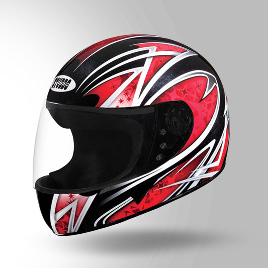 CHROME D2 DECOR BLACK & RED