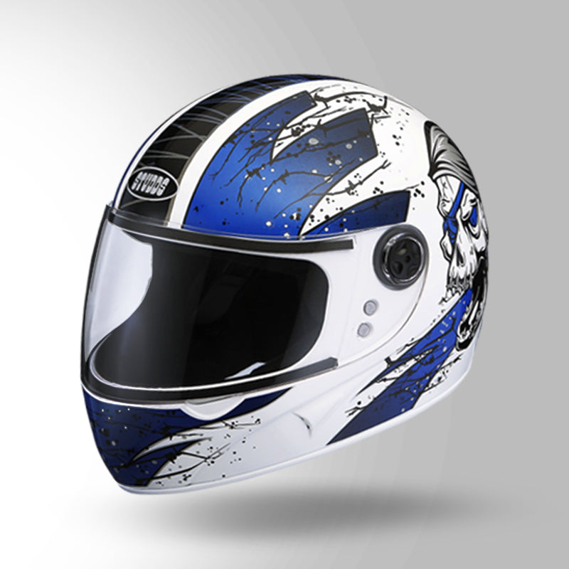 CHROME D3 DECOR WHITE & BLUE