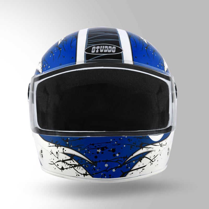 CHROME D3 DECOR WHITE & BLUE