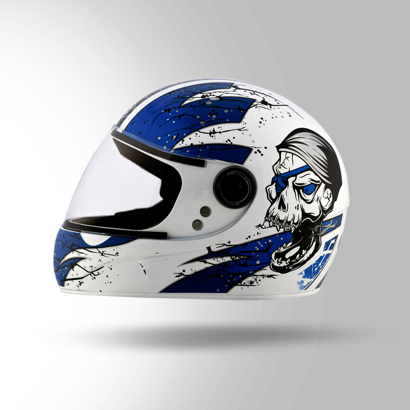 CHROME D3 DECOR WHITE & BLUE