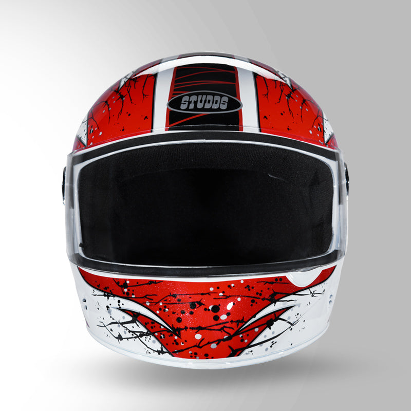 CHROME D3 DECOR WHITE & RED