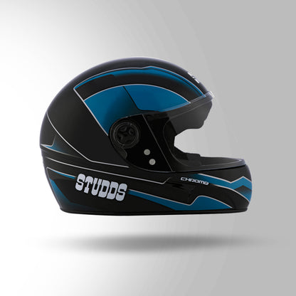 CHROME D4 DECOR BLACK & BLUE
