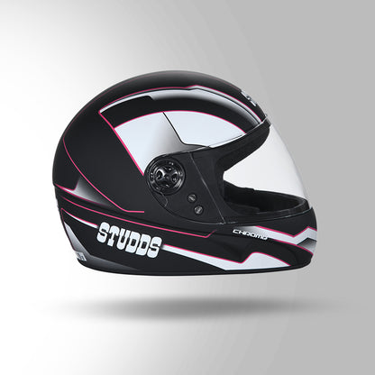 CHROME D4 DECOR MATT BLACK & PINK