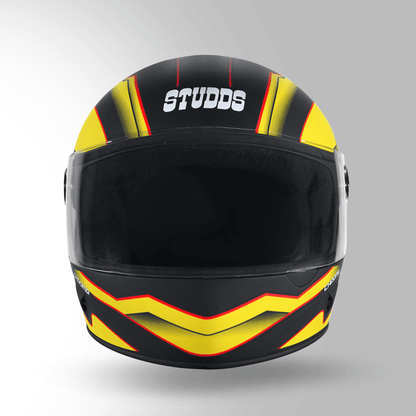 CHROME D4 DECOR MATT BLACK & YELLOW