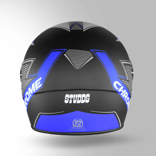 CHROME D5 DECOR MATT BLACK & BLUE