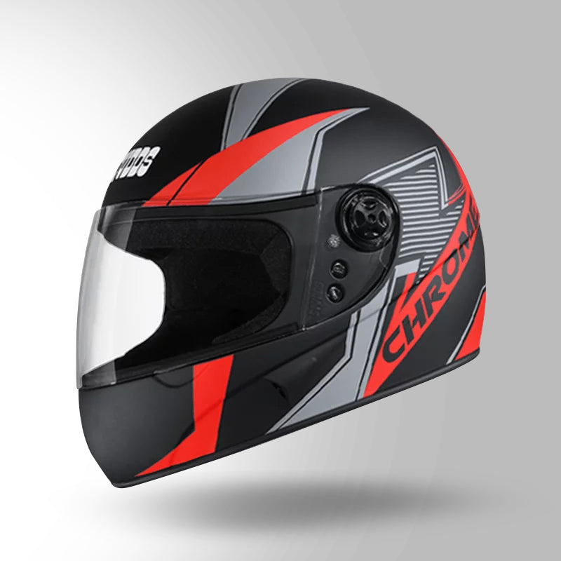 CHROME D5 DECOR MATT BLACK & RED
