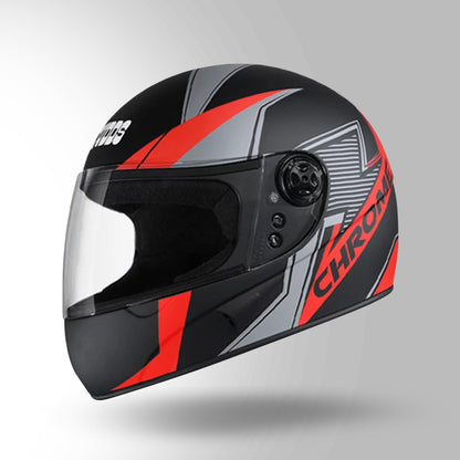 CHROME D5 DECOR MATT BLACK & RED