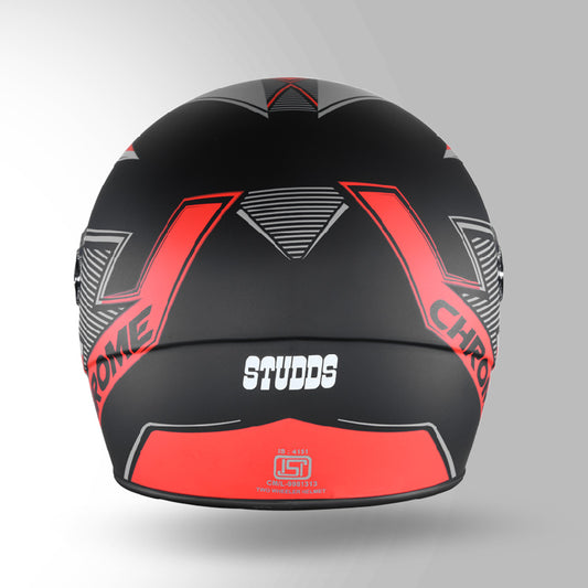 CHROME D5 DECOR MATT BLACK & RED