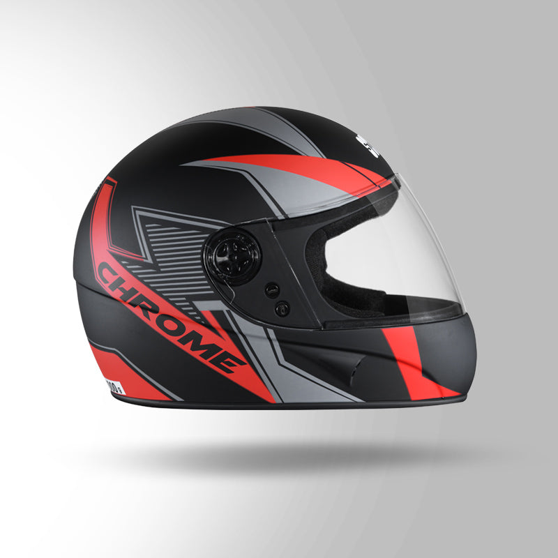 CHROME D5 DECOR MATT BLACK & RED