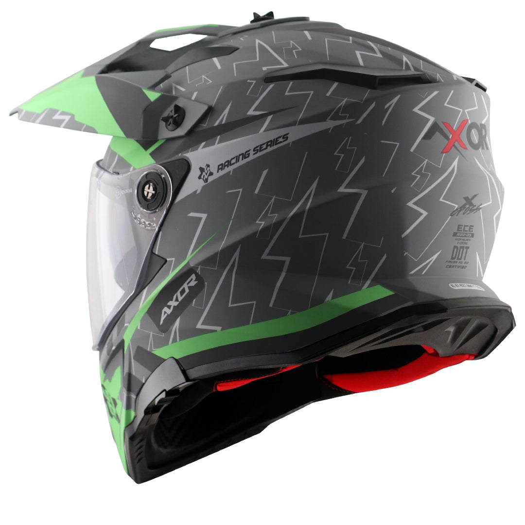 X-Cross Flash Dual Visor Helmet